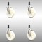 Service Caster 5 Inch 316SS Nylon Wheel Swivel 1-1/8 Inch Expanding Stem Caster Set SCC SCC-SS316EX20S514-NYS-118-4 - alternate 1